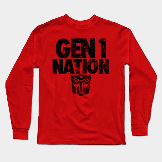 GEN 1 NATION - Autobots Long Sleeve T-Shirt by ROBZILLA